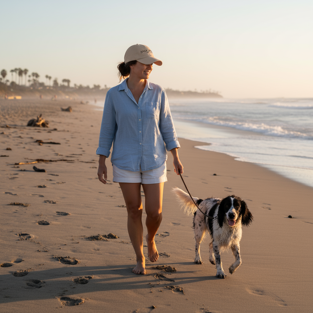 Salt + Spaniel Del Mar Dog Beach Coordinates Cap