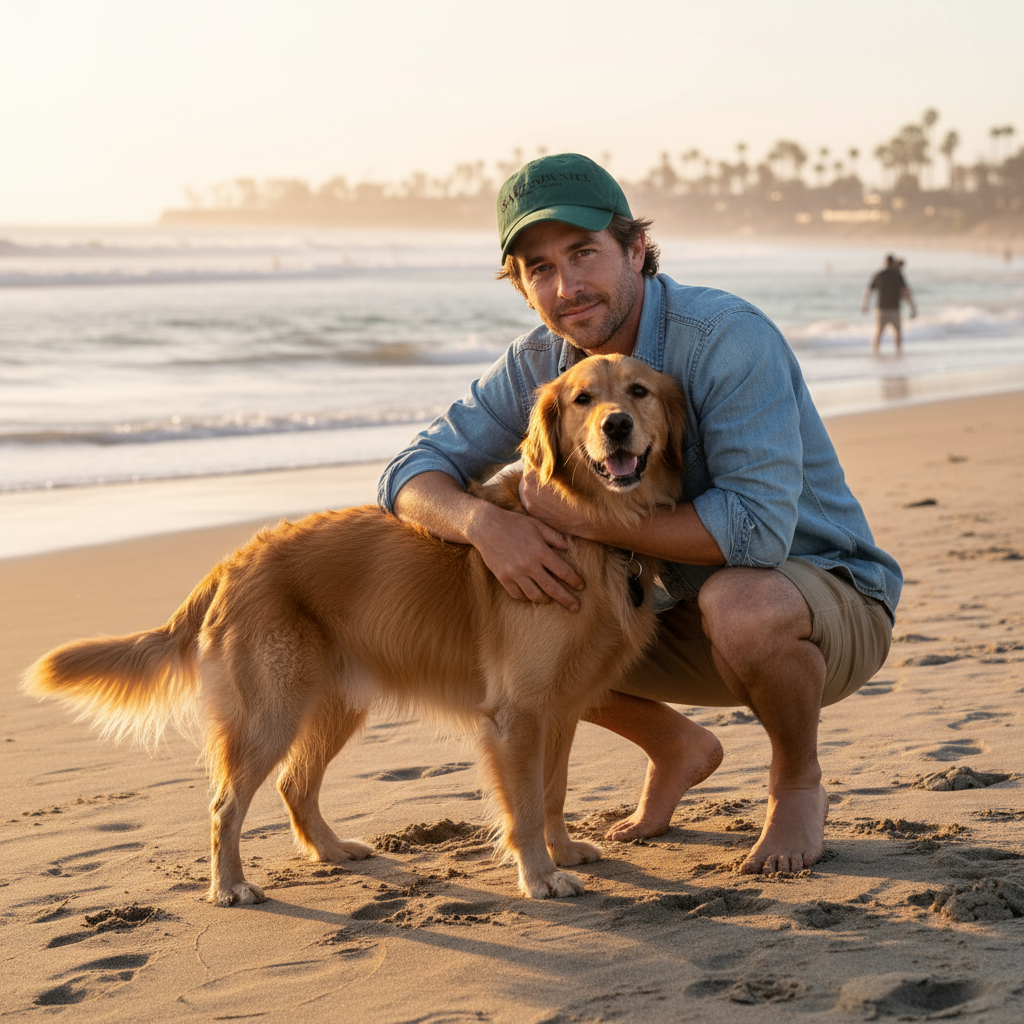 Salt + Spaniel Del Mar Dog Beach Coordinates Cap