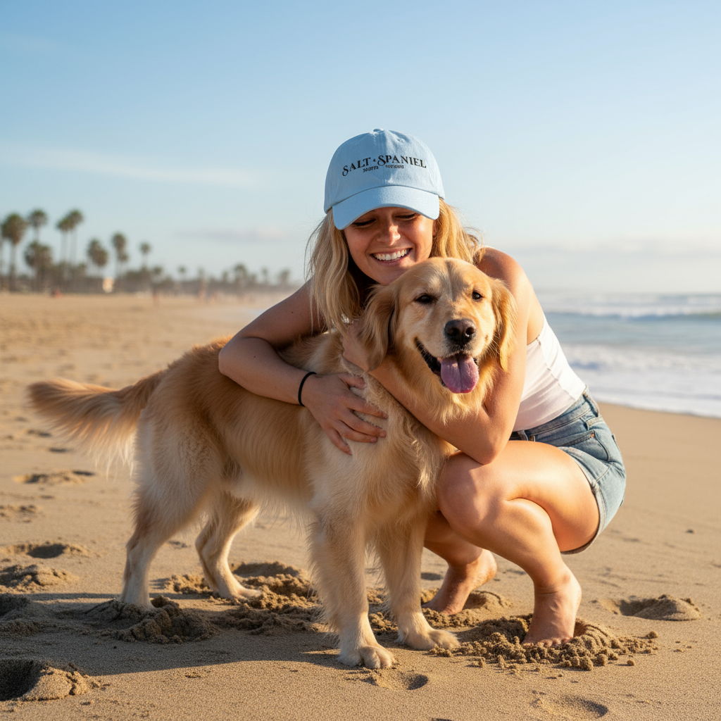 Salt + Spaniel OB Dog Beach Coordinates Cap