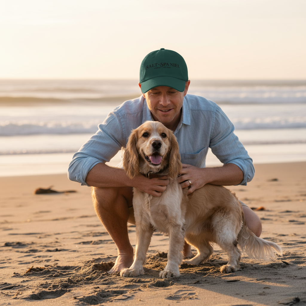 Salt + Spaniel Fiesta Island Dog Park Coordinates Cap