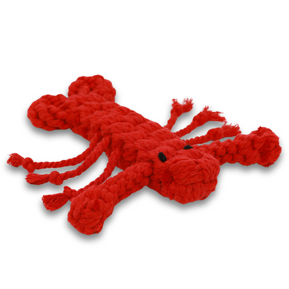 Rose the Lobster Pet Rope Toys-0