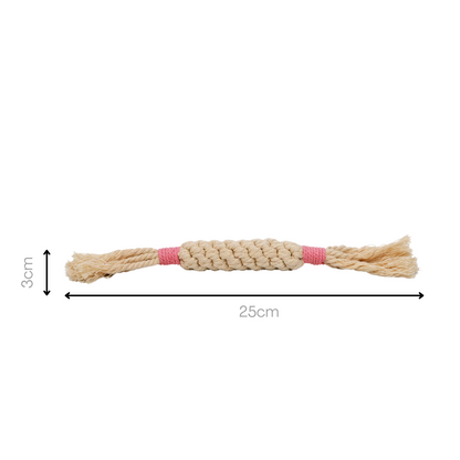 Rainbow Candy Macrame Rope Pet Toy-5