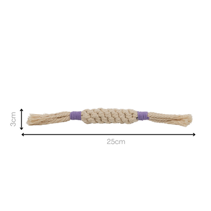 Rainbow Candy Macrame Rope Pet Toy-6